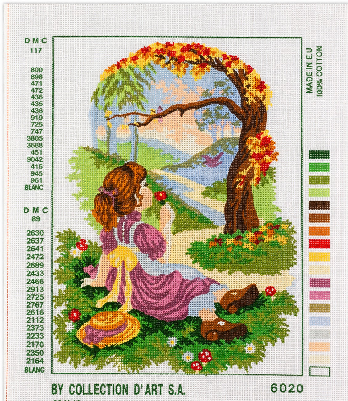 Stramalj - Flicka i park - Canvas