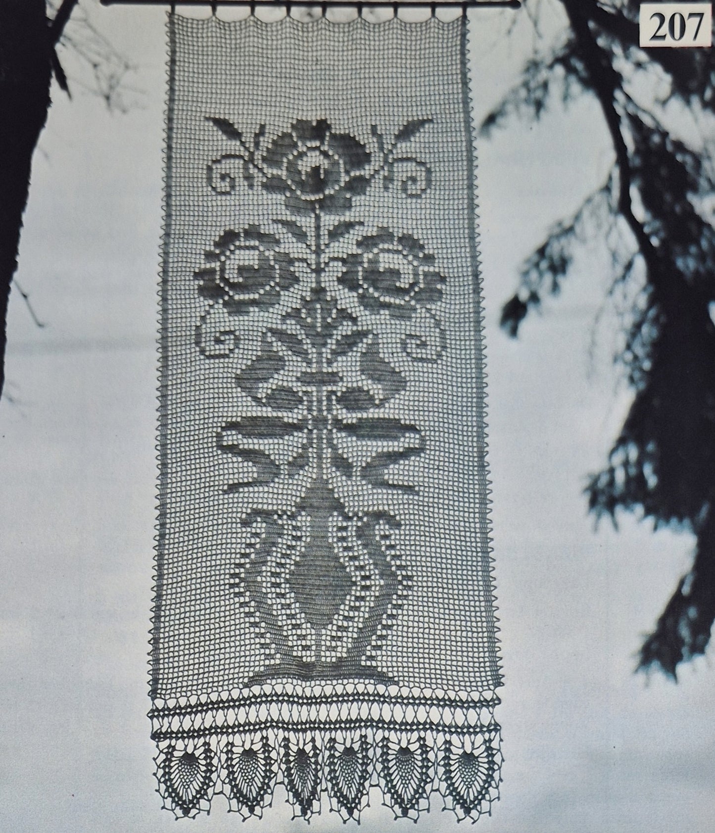 Vintage mönster – Insynsskydd/vepa