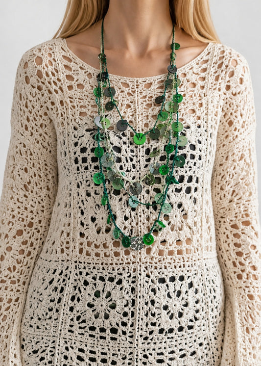 Bomullsgarn 8/4 med renava halsband