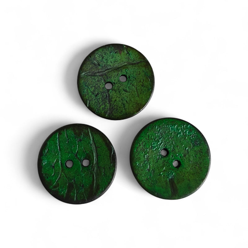 Läderlook knapp 25mm 3-pack🌿