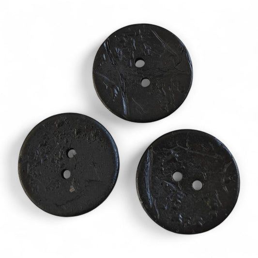 Läderlook knapp 25mm 3-pack🌿