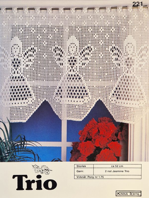 Gratis virkmönster Gardin med änglar pdf