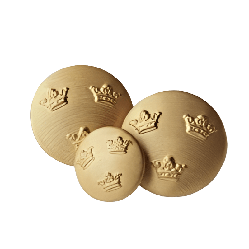 Officiell Mössknapp för Flygvapnet 19mm 15mm Sporrong navagarn