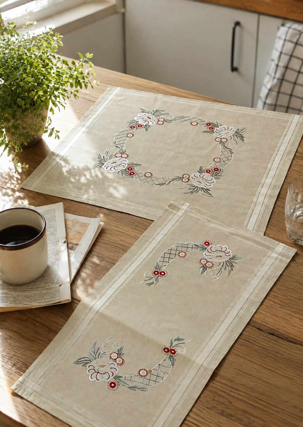 Broderiduk Permin – Förritad 80x80 cm