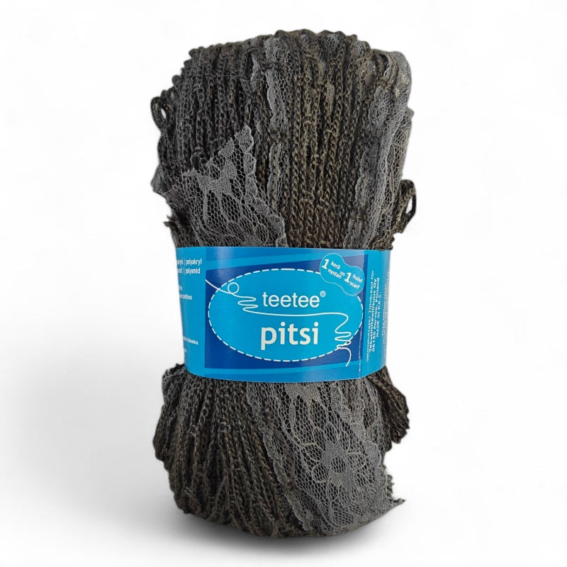 Sjalgarn Spets med Blommor - Effektgarn 100g