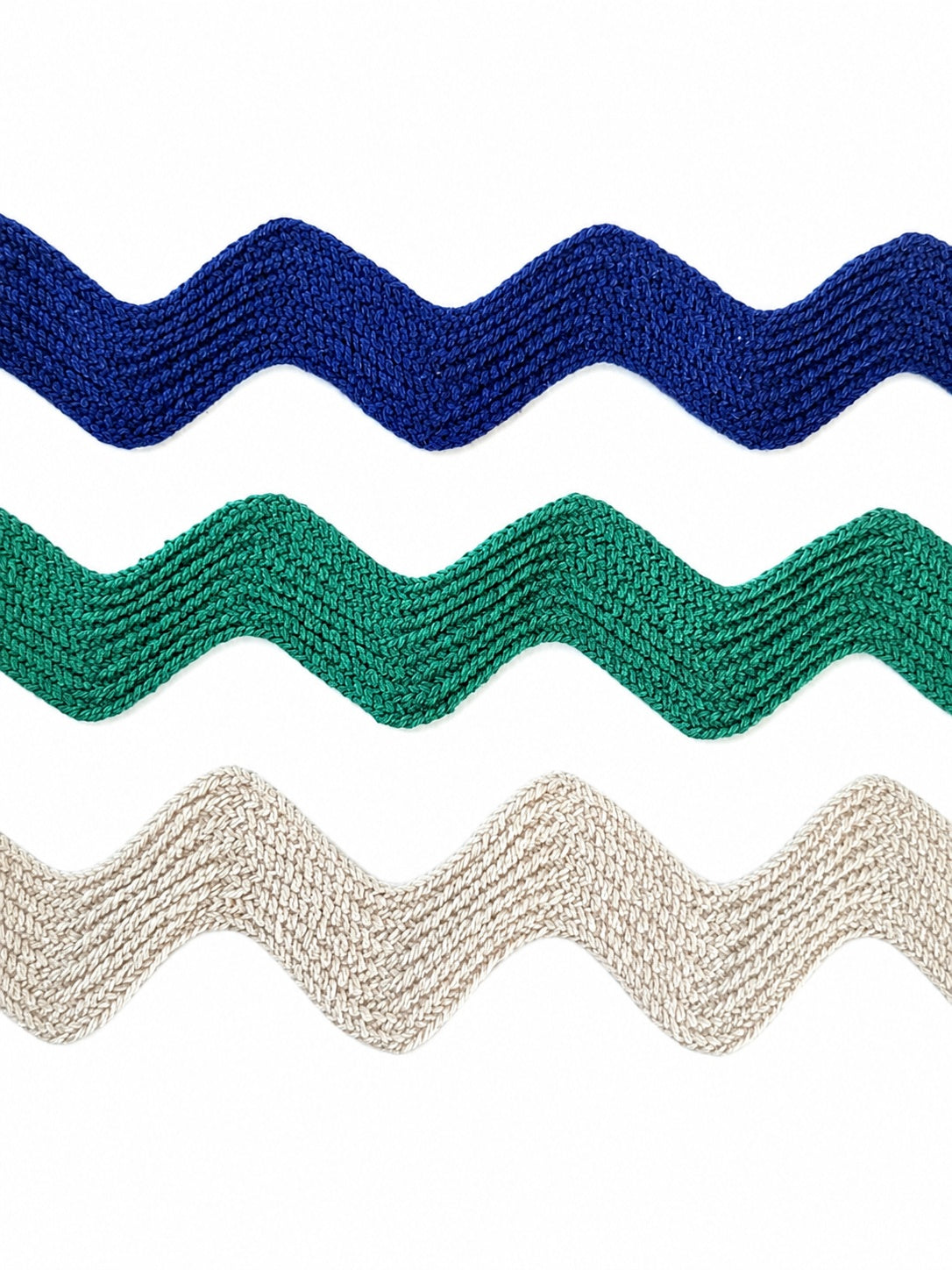 Vävt vintage zigzag-gimpband