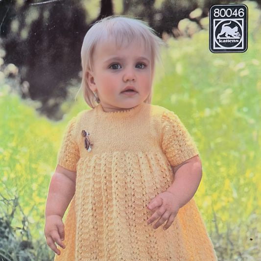 Vintage Stickmönster 80046 Marks&Katten 1980-tal Retro Original Barnkläder