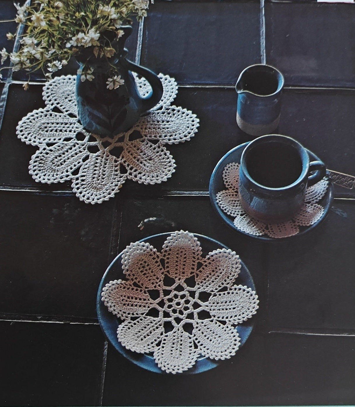 Vintage original mönster – Underlägg och duk