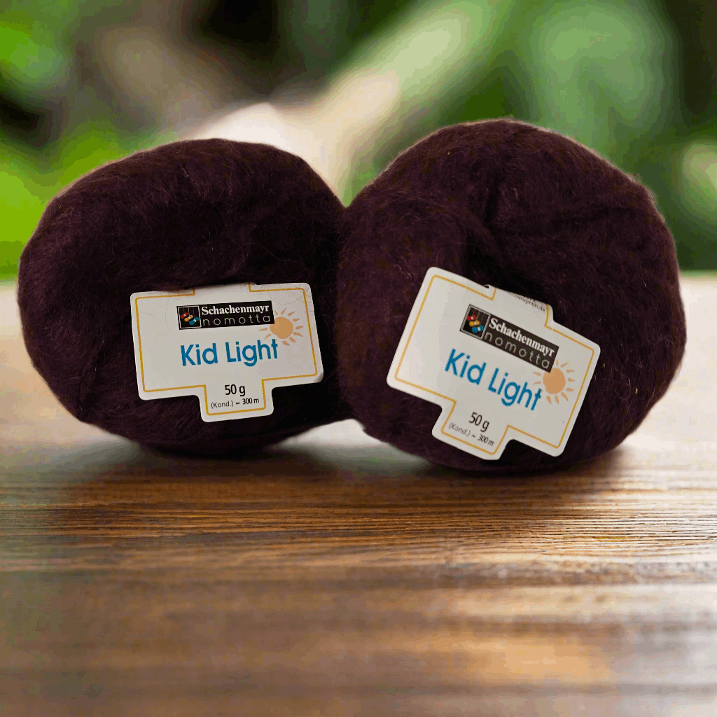 Mohairgarn Kid Light