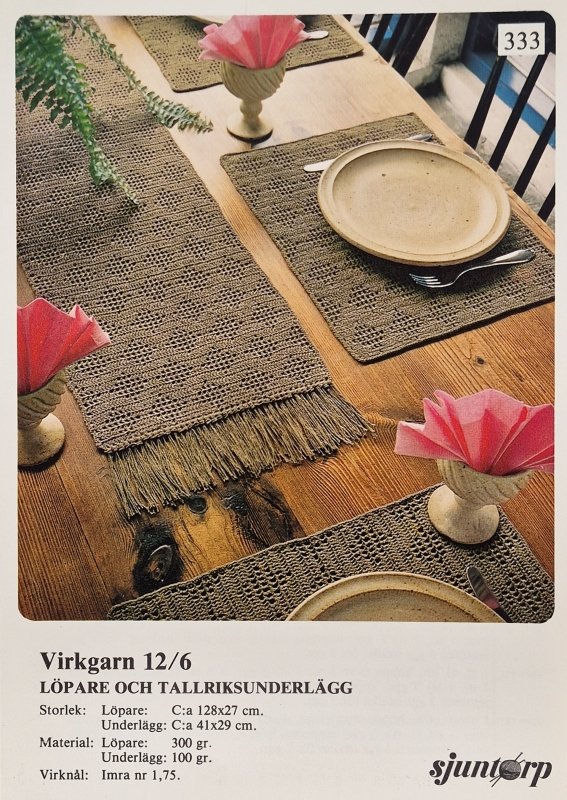 Bordstabletter och löpare - NavaGarn