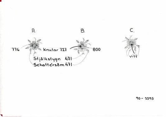 Dopklänning Broderikit - Komplett Kit att Sy Själv - NavaGarn