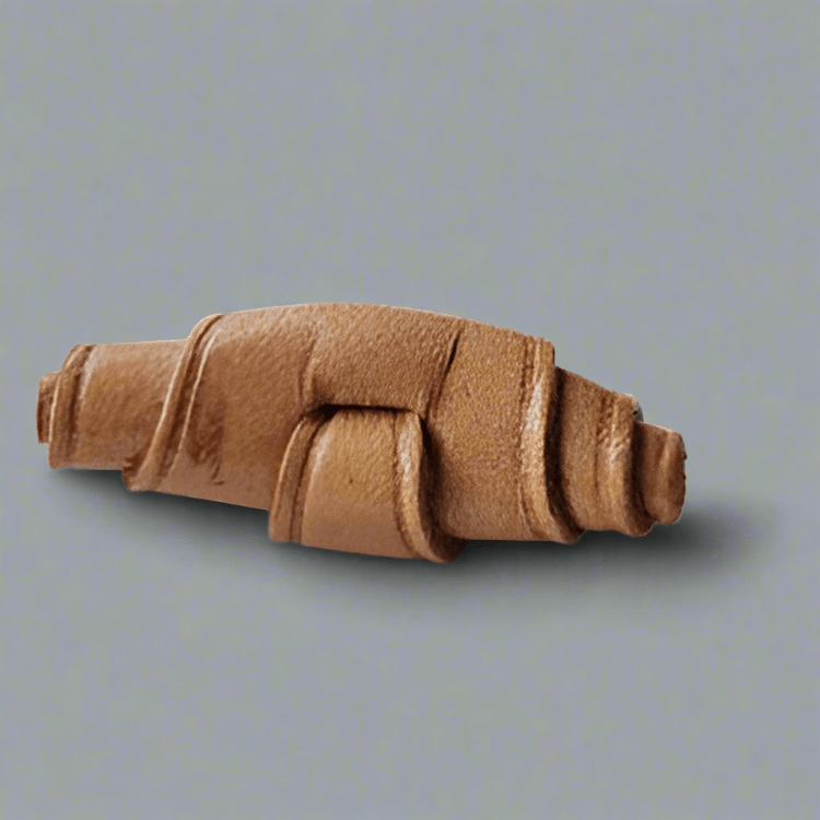 Duffelknapp Läder Undersydd 44mm - Premium Läderknapp - NavaGarn