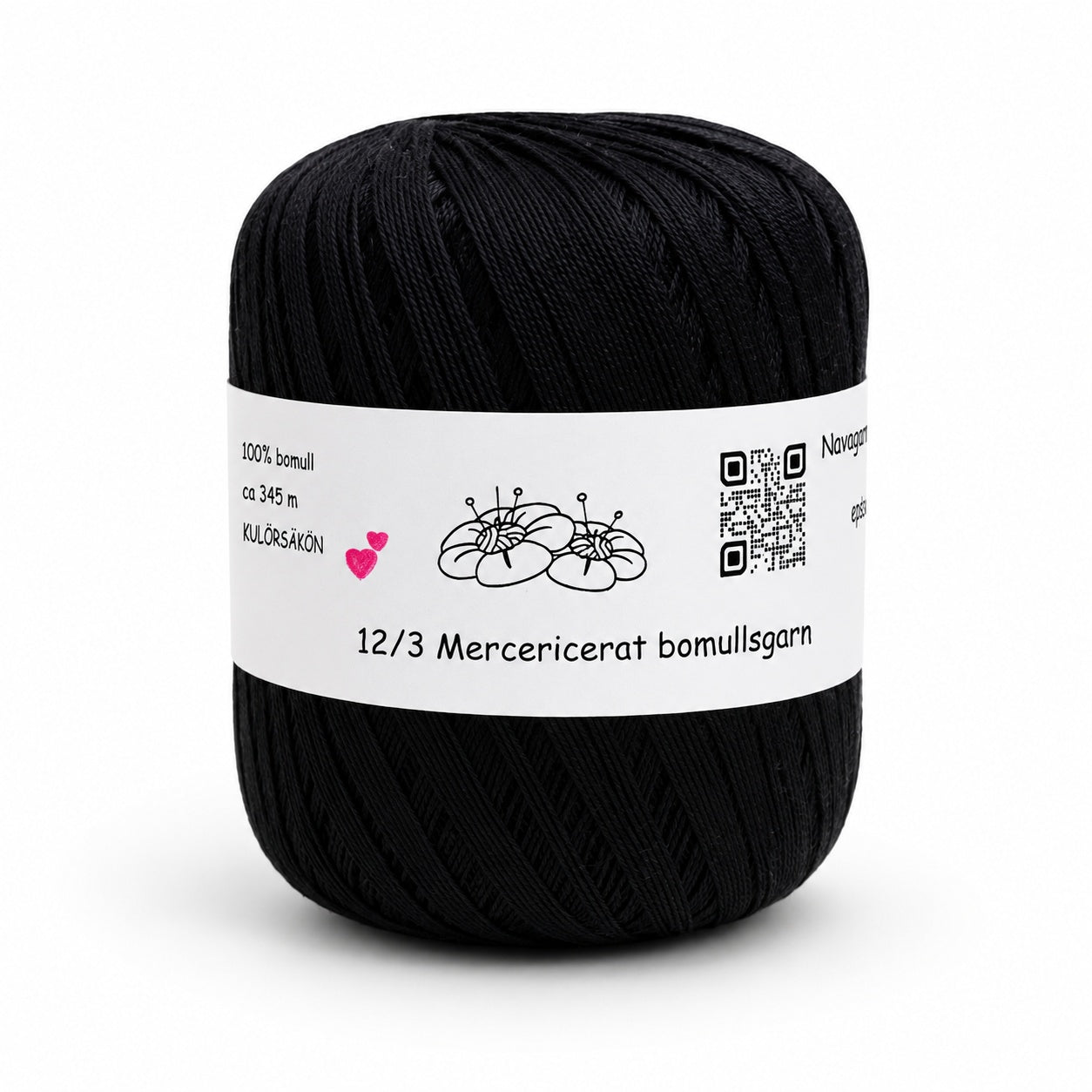 Bomullsgarn 12/3 - 100g.