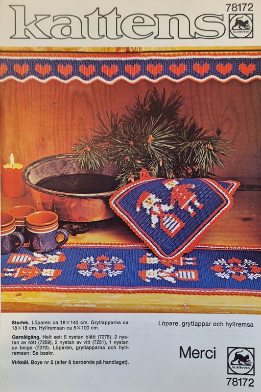 Köksset - Virkmönster Grytlappar och Kökshanddukar