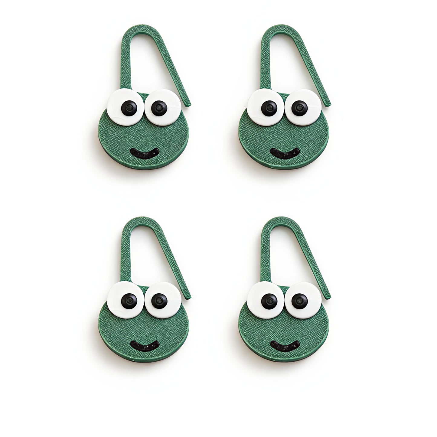 Stickmarkörer groda – maskmarkörer för virkning & stickning (4-pack)