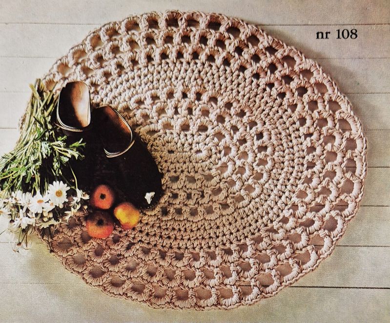 Oval Matta Mönster PDF