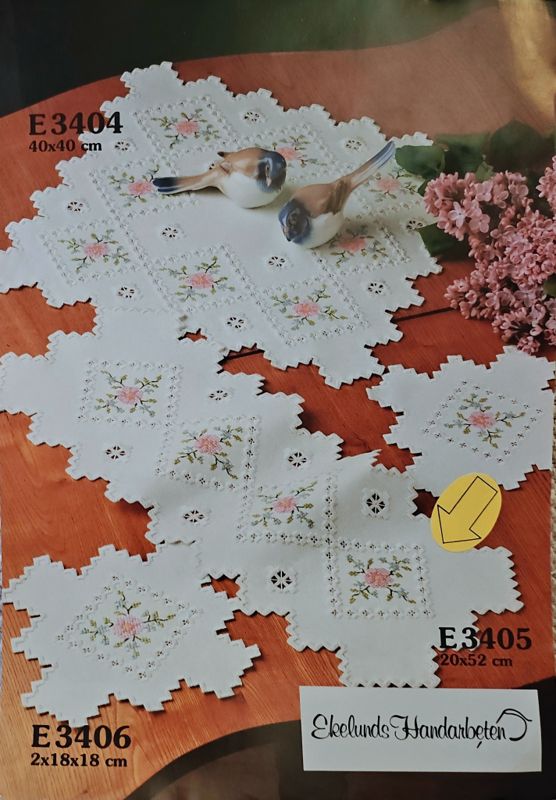 Hardangerlöpare E3405 - Duk 20x52 cm - Eklunds Handarbeten