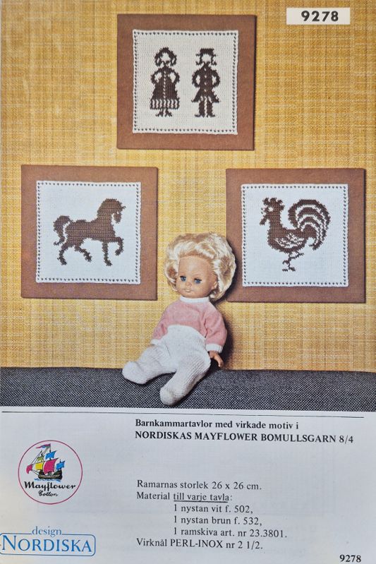 Juliga Tavlor NIAB 9278 - Virkmönster för Juldekorationer