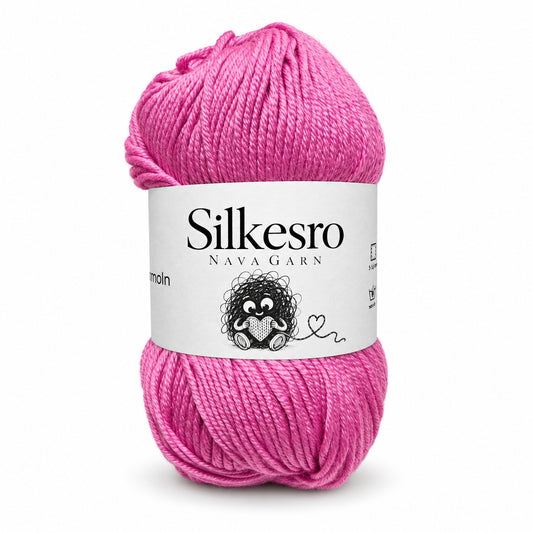 Silkesro – Mjukt babygarn med kashmir, 50 g / ca 140 m