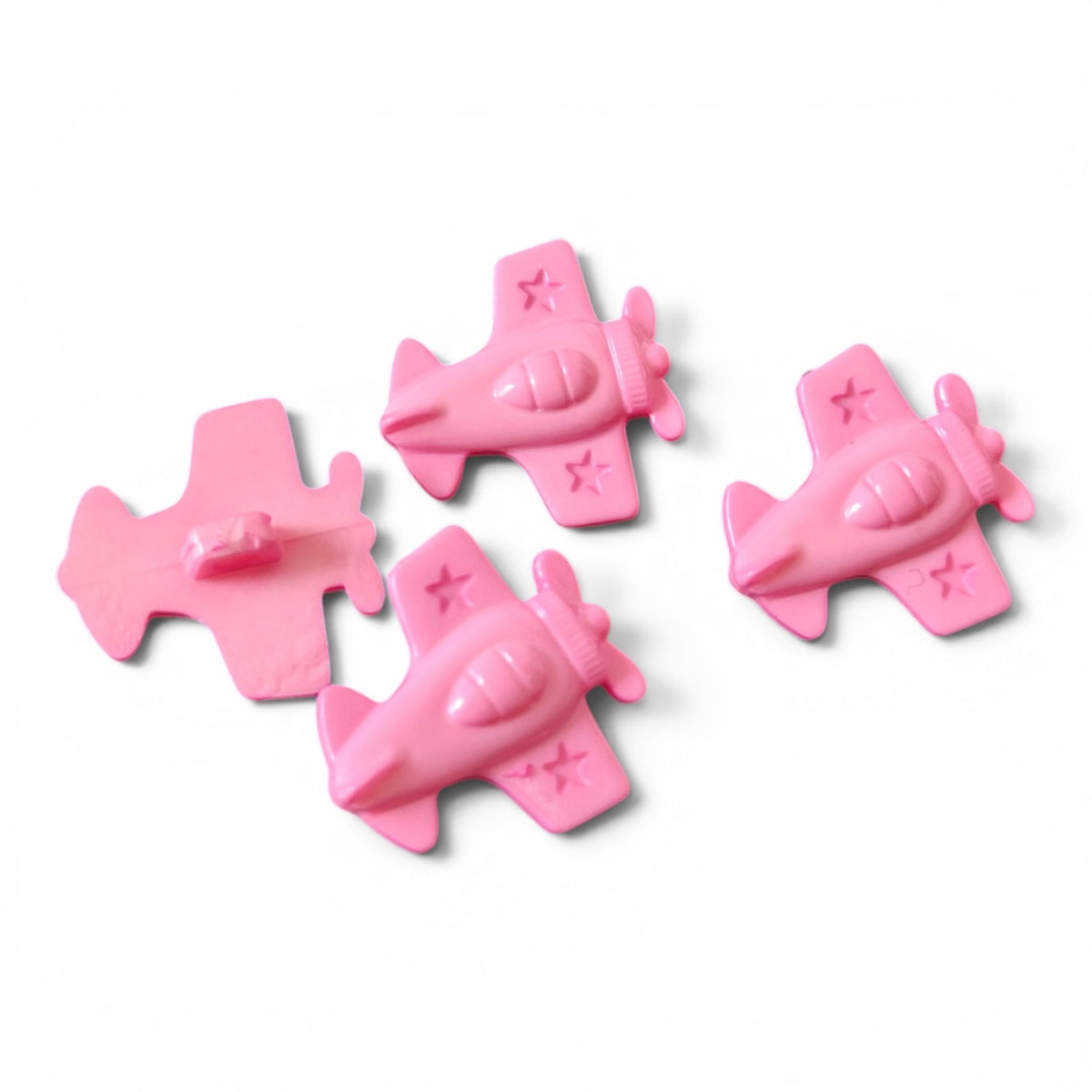 Barnknapp Flygplan 4 pack