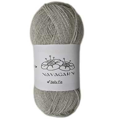 Sally Fin Ullblandning - OEKO - TEX Premium Ullgarn 75% Akryl 25% Ull 100g - NavaGarn