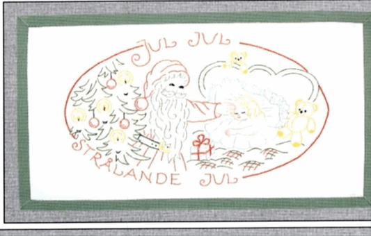 ✨ Strålande Jul Bonad Permin 70 - 7728 - Tomtebonad 50x38cm. - NavaGarn