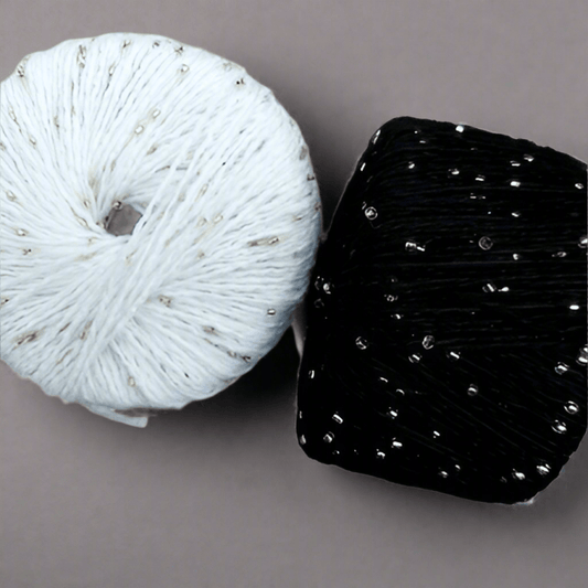 Zindra - Paljettgarn med Pärlor - NavaGarn