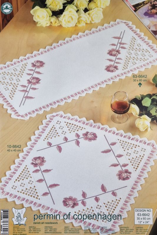 🌿 Hardangerlöpare Permin - Komplett Broderisats 63-6642