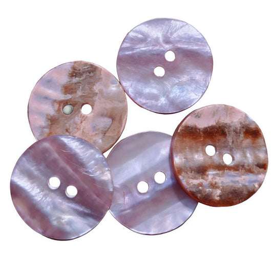 Pärlemorknapp - Rosa - Nava