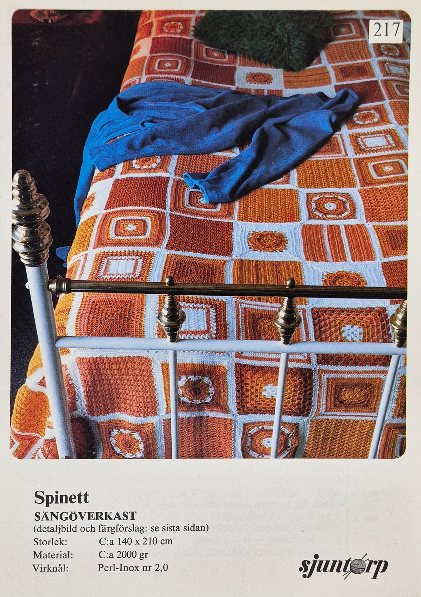 Vintage virkmönster – Blandade Överkast | Original mönster