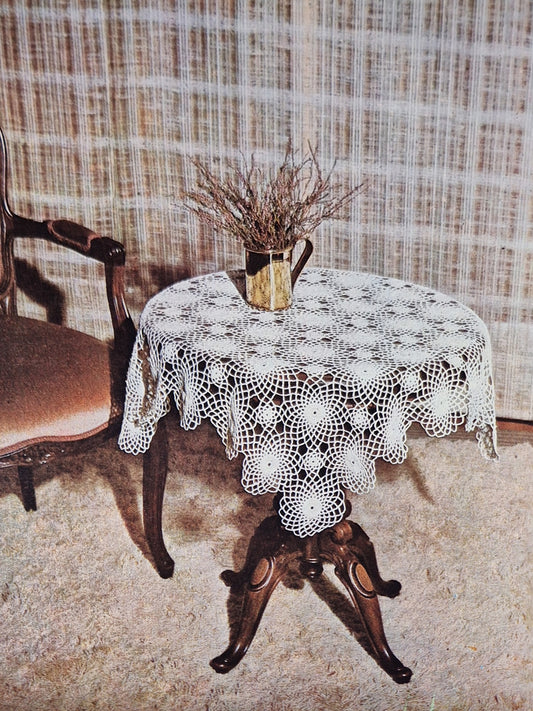 Vintage Dukmönster – spindelväv