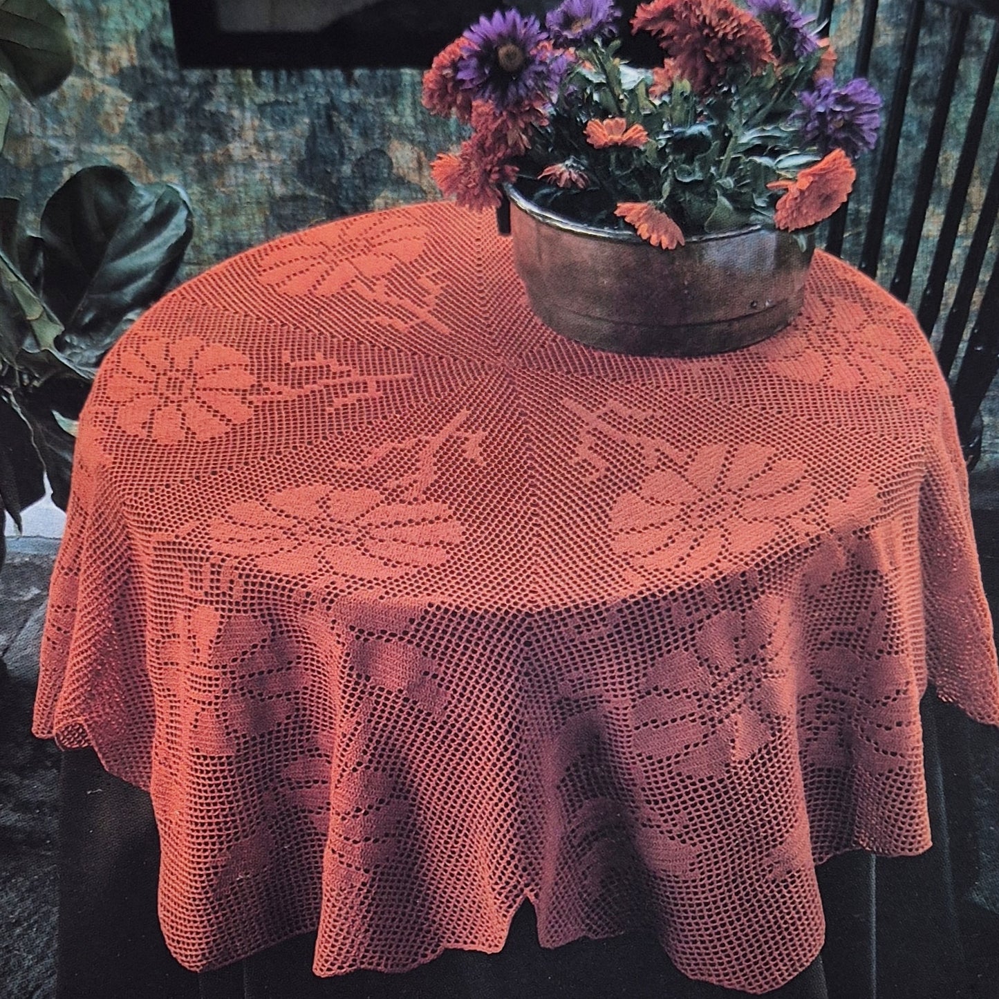 Vintage mönster –  Ringblomma 6-kantig