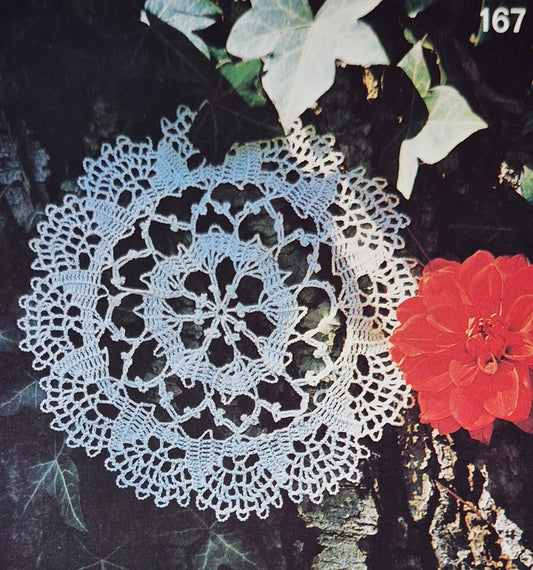Vintage dukmönster – Spindelnät