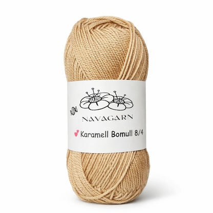 Karamell bomullsgarn