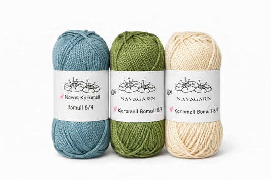 Karamell bomullsgarn