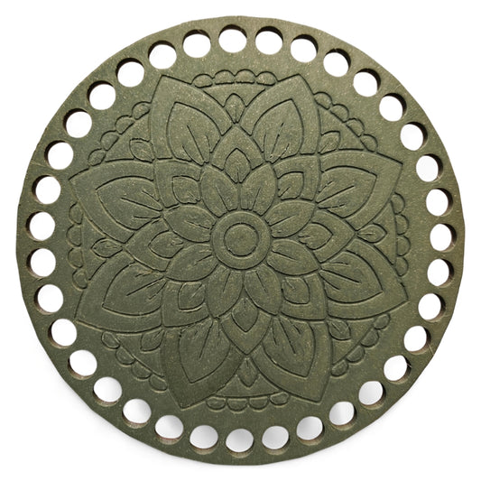 Rund Väskbotten Blomma