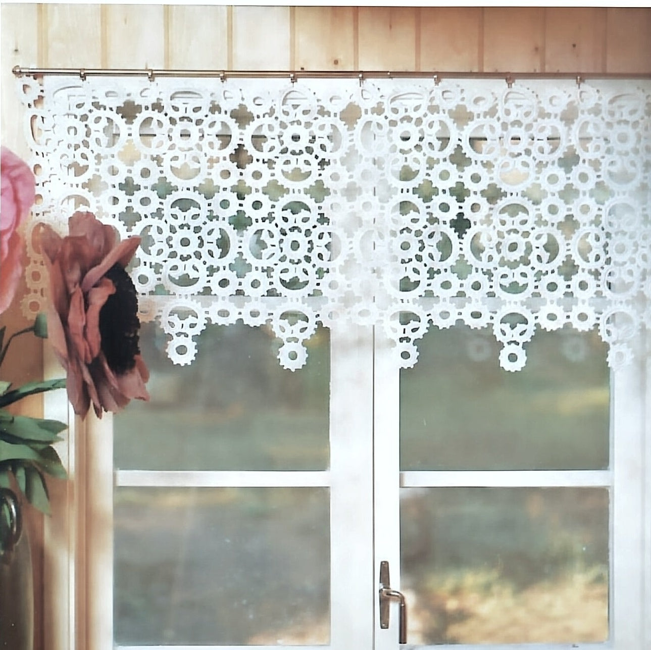 Vintage originalmönster – Gardin guipurespets