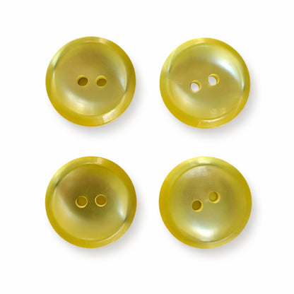 4-pack kraftig plastknapp gul