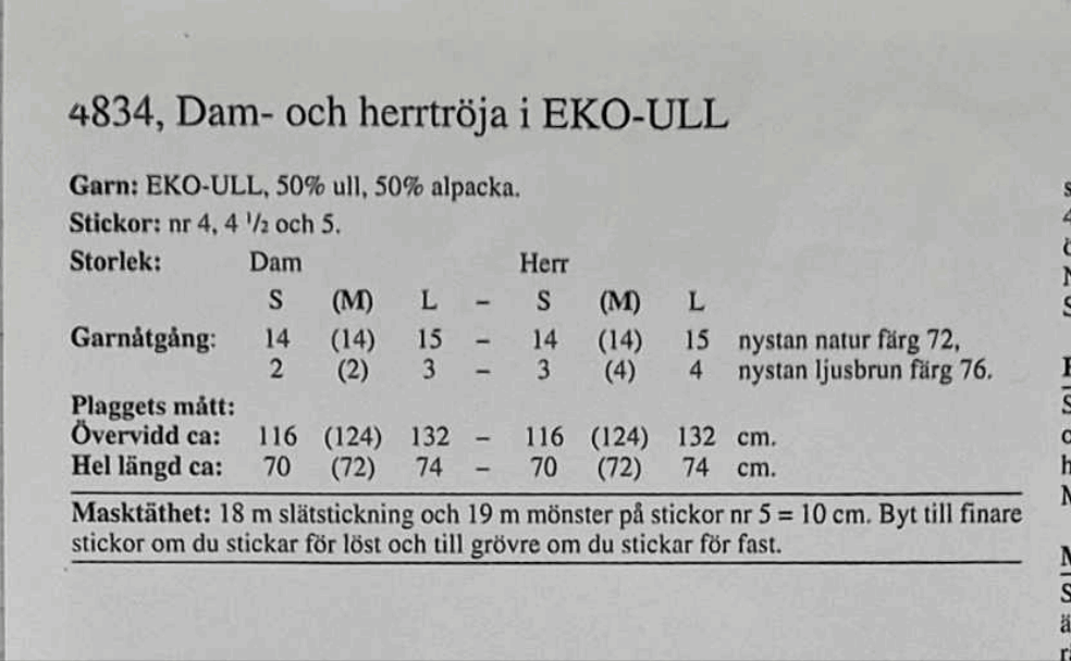 Dam och Herrtröja