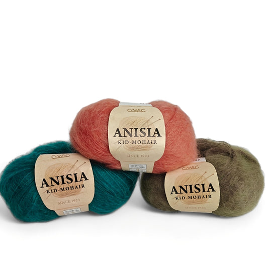 Anisia Kid Mohair - Lyxigt Mohairgarn 25g