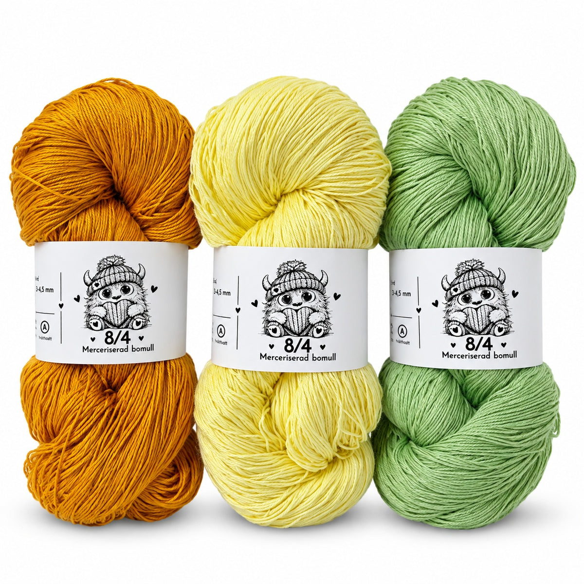 Bomullsgarn 8/4 – 200 g 640 m