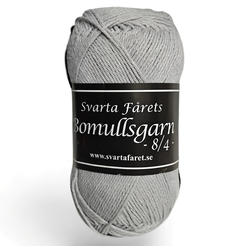 Bomullsgarn 8/4 Svarta Fåret – 100% Bomull 50g