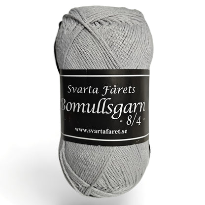 Bomullsgarn 8/4 Svarta Fåret – 100% Bomull 50g