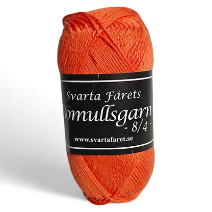 Bomullsgarn 8/4 Svarta Fåret – 100% Bomull 50g