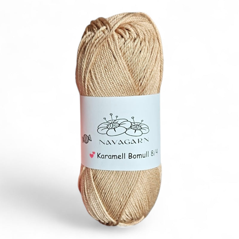 Bomullsgarn Karamell