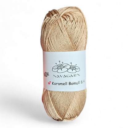 Bomullsgarn Karamell