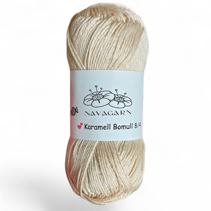 Bomullsgarn Karamell