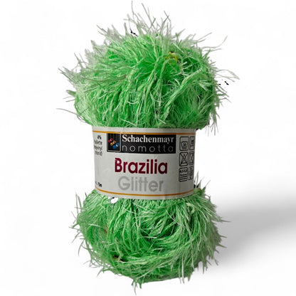 Effektgarn med paljetter