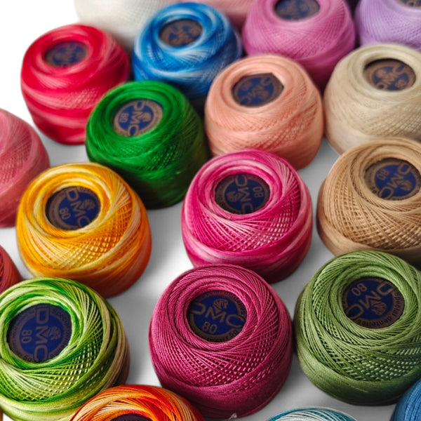 Tatting (frivoliteter)DMC__No._80_spetsvirkgarn_i_merceriserad_bomull_broderigarn
