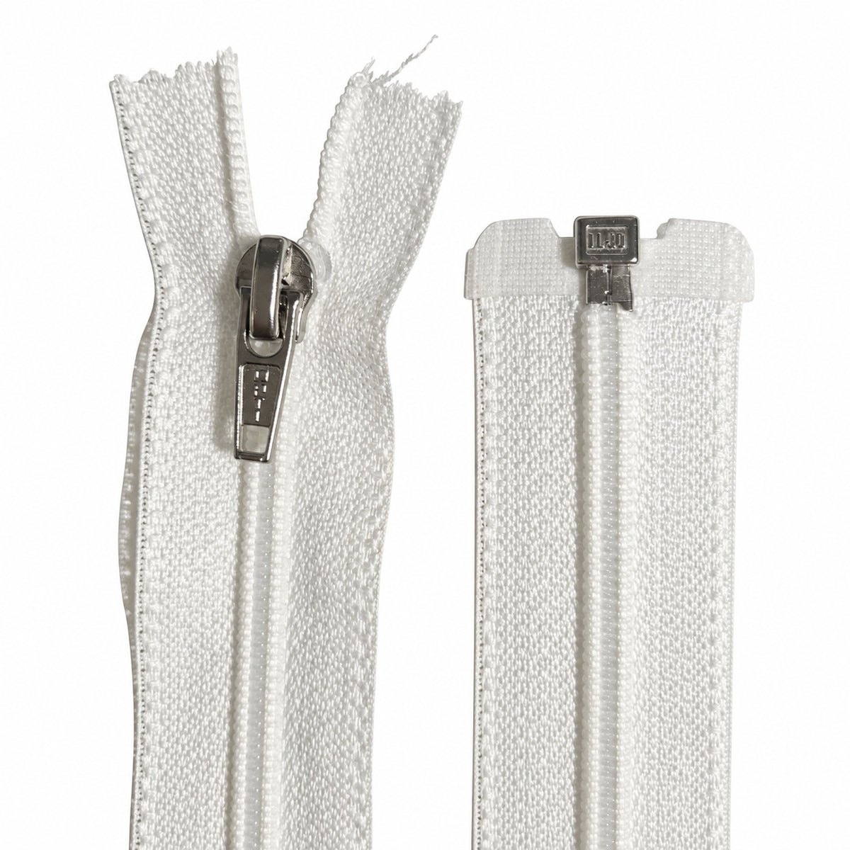 Delbar Dragkedja - Opti - vit - 4mm